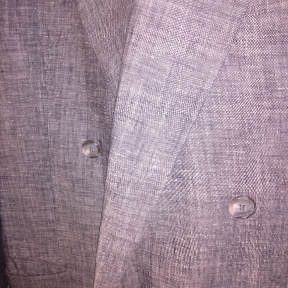 Double breasted linen jacket - Picture 2 of 3